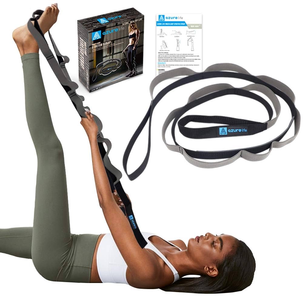 ⭐︎プラッシュヨガストラップ生地屋内ヨガエクササイズストレッチバンド Amazon | 【ヨガ＆ピラティス インストラクター監修