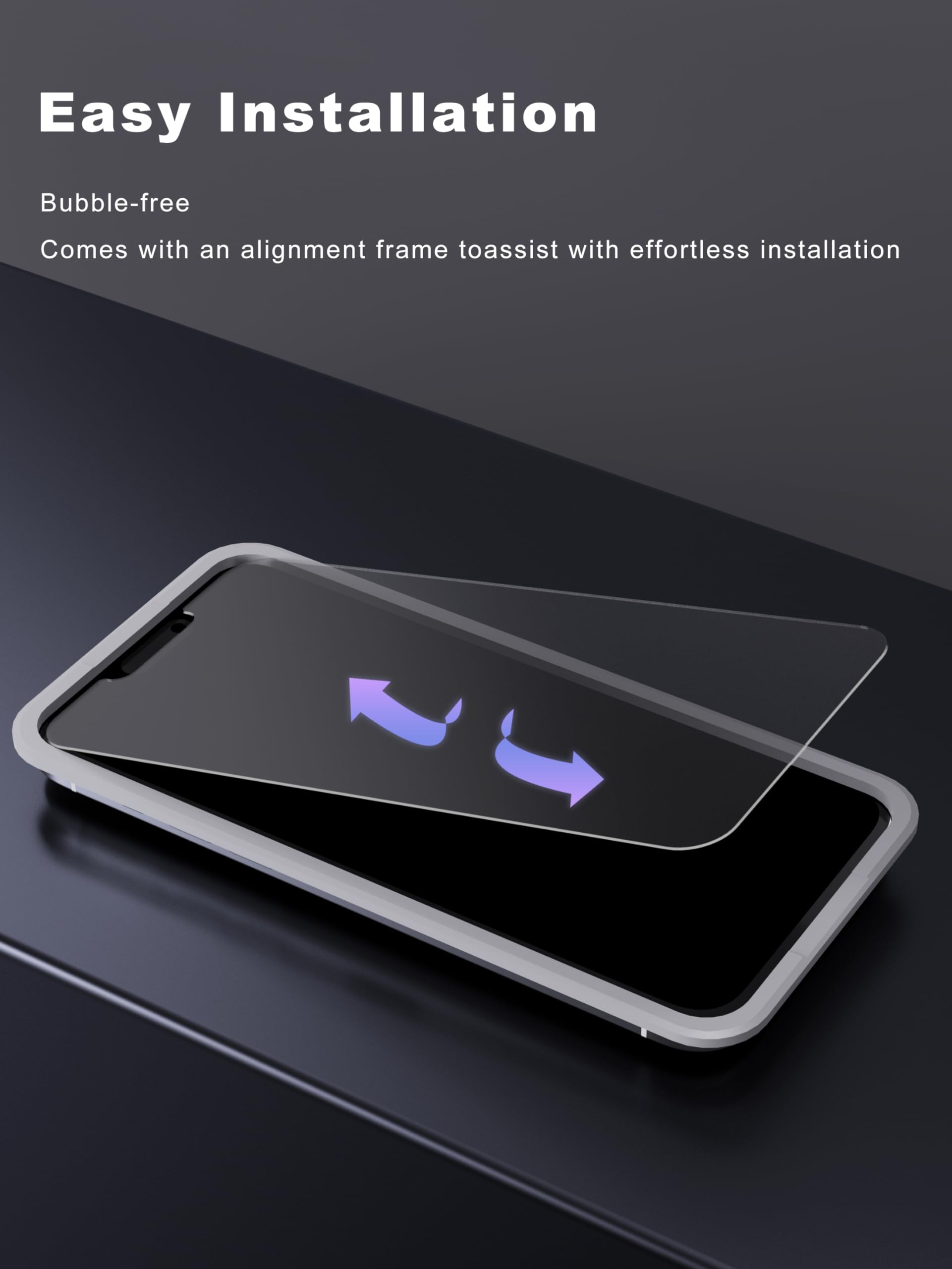GIGIKISS 2-pak matowych ochraniaczy ekranu do iPhone'a 13 Pro Max/14 Plus [16,7 cala), ochrona ekranu przeciw odciskom palców i antyrefleksyjna osłona ekranu ze szkła hartowanego, łatwa instalacja