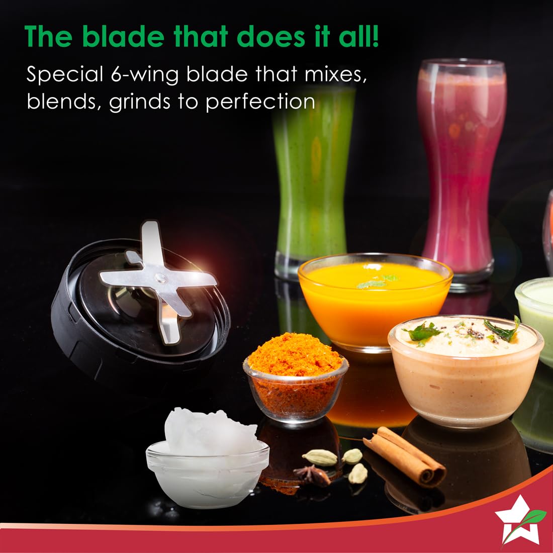 Wonderchef Nutri-blend STORM: Powerful Mixer Grinder -4