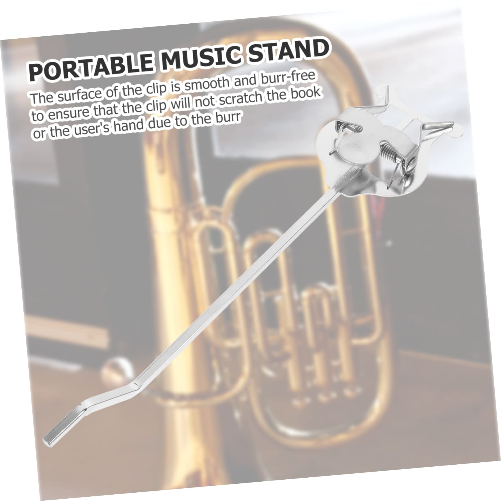 HEMOTON 3 Pezzi Di Supporto Per Spartiti Musicali Per Strumenti in Ottone Supporto Per Spartiti Per Tuba Compatto E Pratico