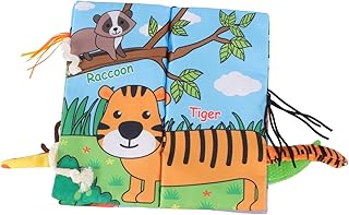 SECFOU Livros Macios Para Bebês Brinquedo De Educação Infantil Brinquedo Dobrável Livros De Toque E Sensação Para Bebês Livros De Bebê Livro De Aprendizagem De Bebê Livros De Pano