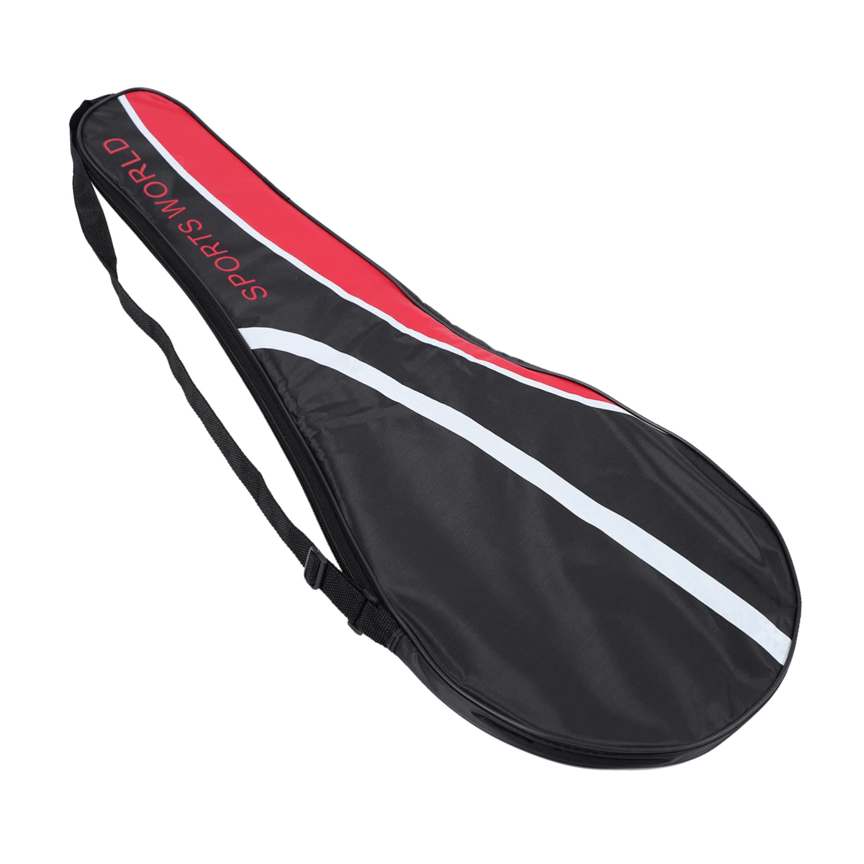 VANZACK Badminton Racket Bag - Black, 70X24cm - 2 Racket Capacity - Oxford Cloth - Adjustable Strap - Badminton Bags