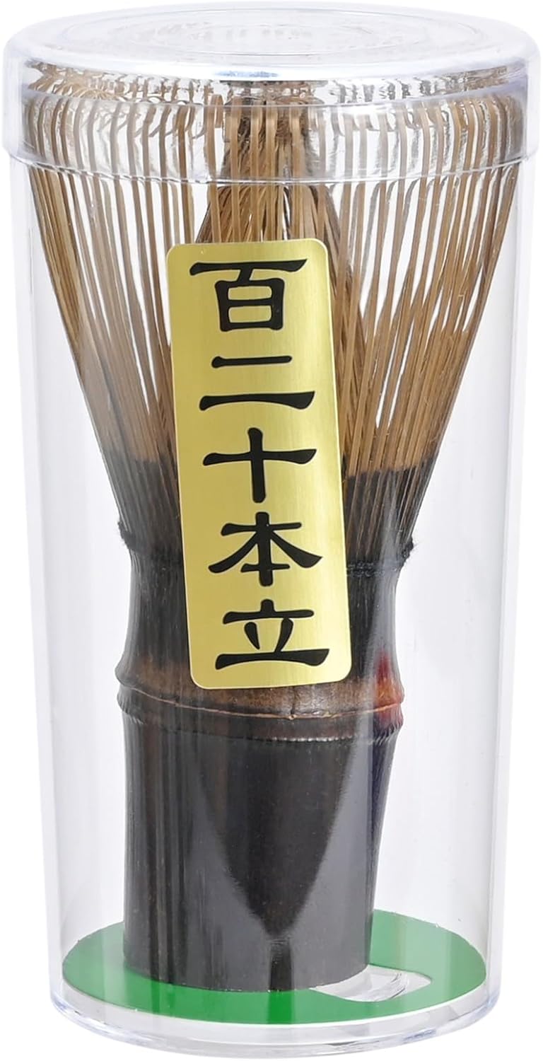 Urban Tokyo Purple Bamboo Matcha Whisk, Traditional Japanese Chasen Tea Ceremony Preparation Tool (Shin Handmade)