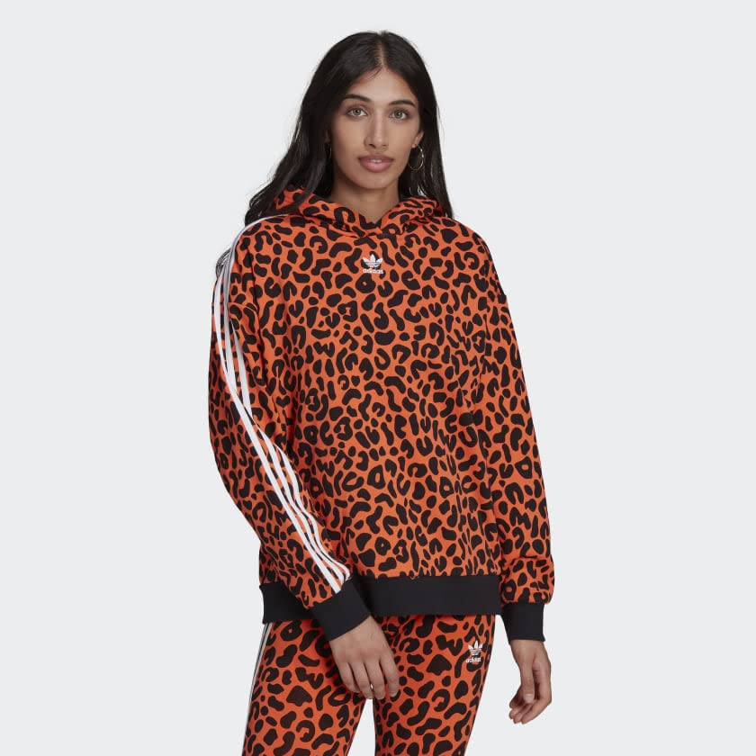 adidas Rich Mnisi Hoodie Women's, Orange, Size S2