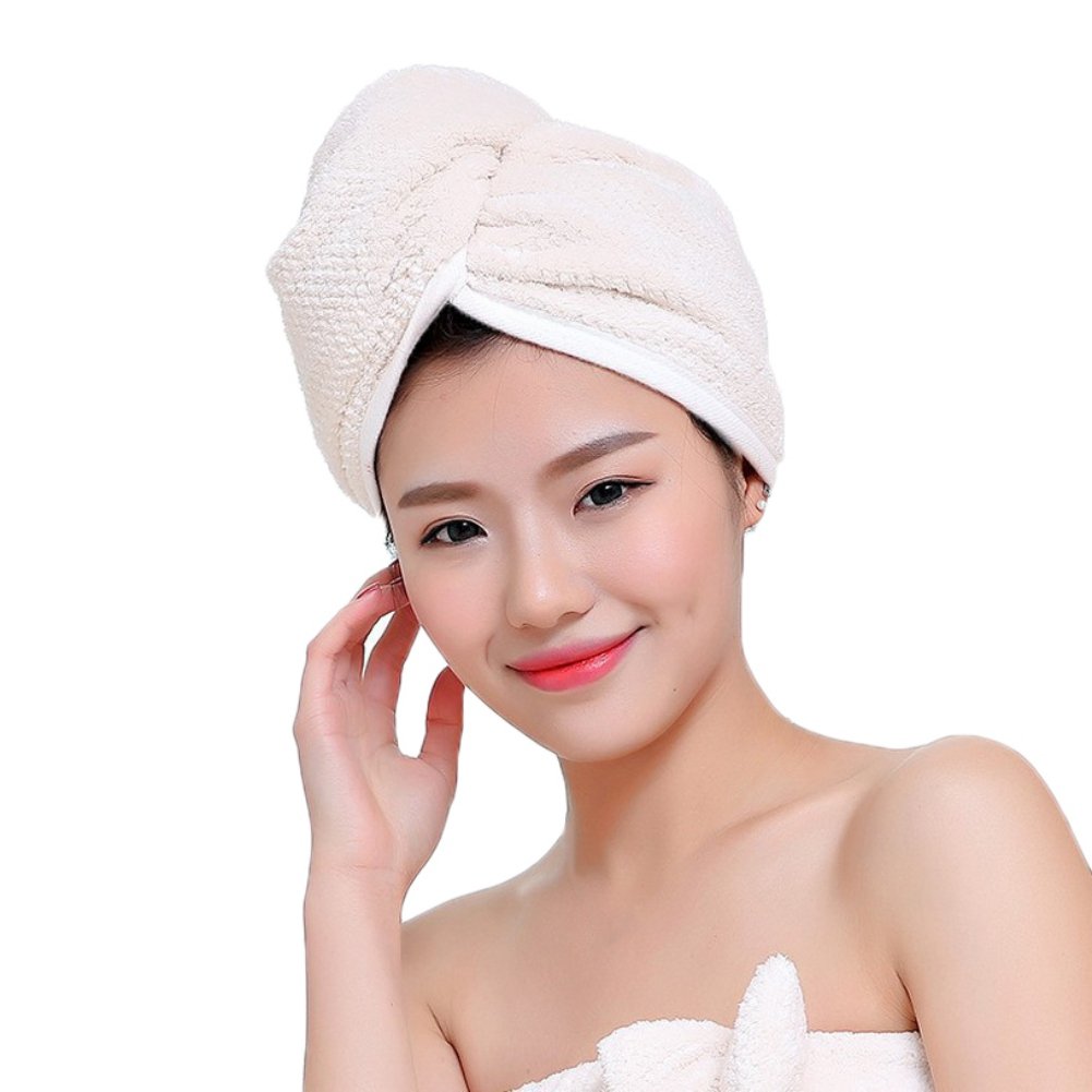 Bonnet De Bain Plissé Double Couche Pour Femme : Turban Anti-cheveux, Séchage Rapide, élastique, Pour Piscine, Spa, Chimio, Nuit