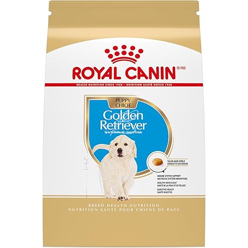 Royal Canin Breed Health Nutrition Golden Retriever Puppy Dry Dog Food, 30 lb Bag