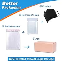 Vista 4 de Tapa de gancho de remolque de parachoques delantero para BMW X3 G01 G08 2018 2019 2020 51119477665 (negro mate, lado derecho del pasajero)