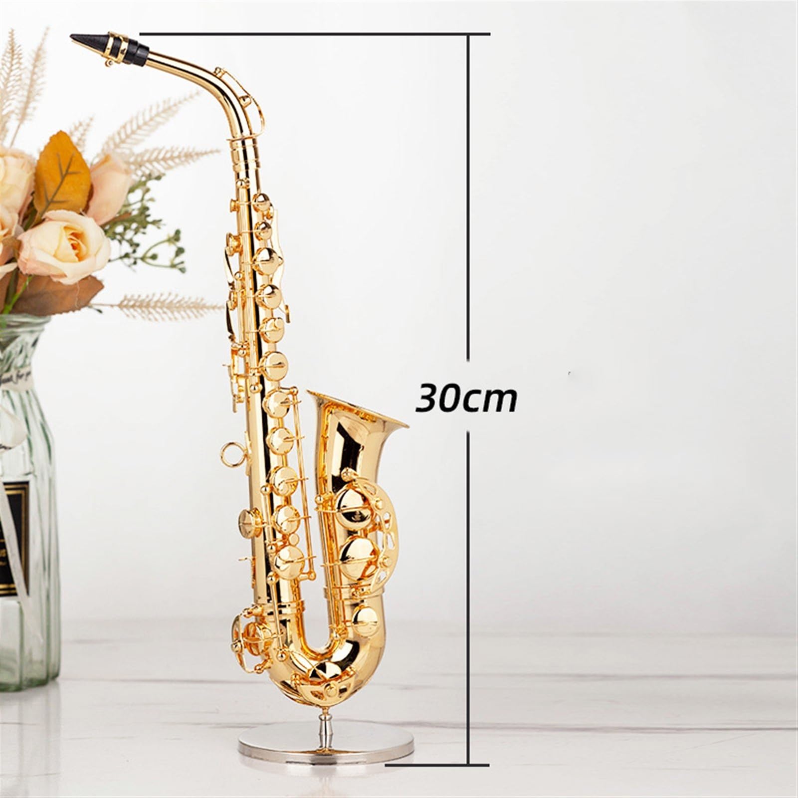 Saxophon-Instrumentenmodell-Ornamente für Freunde als Geschenke(30)