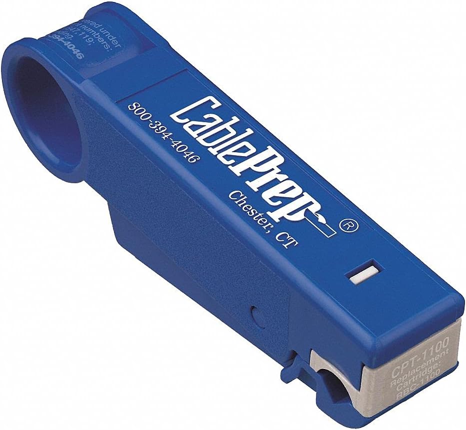 Drop Stripping Tool, 7&11 Cable, 1/4" x 1/4" Prep