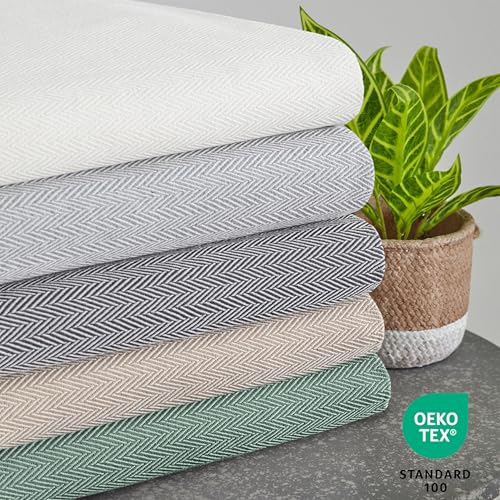 Textilhome Cubre Sofá Multiusos Funda Sofa y Cama, Manta Foulard Plaid Jarapa Colcha Cubrecama Protector Martina, 180x285 cm, Color Camel. Certificado Oeko-Tex - imagen 8