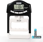 Handeful Testeur de Force de Préhension Dynamomètre Numérique pour Sports, Maison et Clinique | Deux capacités : 198 lb et 397 lb. Précision de 0,2 lb. 19 profils d'utilisateur. Pour sports, thérapie et usage domestique