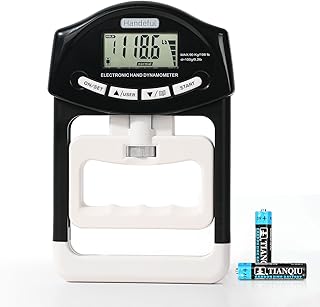 High-Accuracy Handeful Electronic Grip Dynamometer (90kg Capacity) for Fitness Assessment