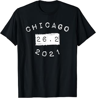 Chicago 2021 Marathon 26.2 T-Shirt