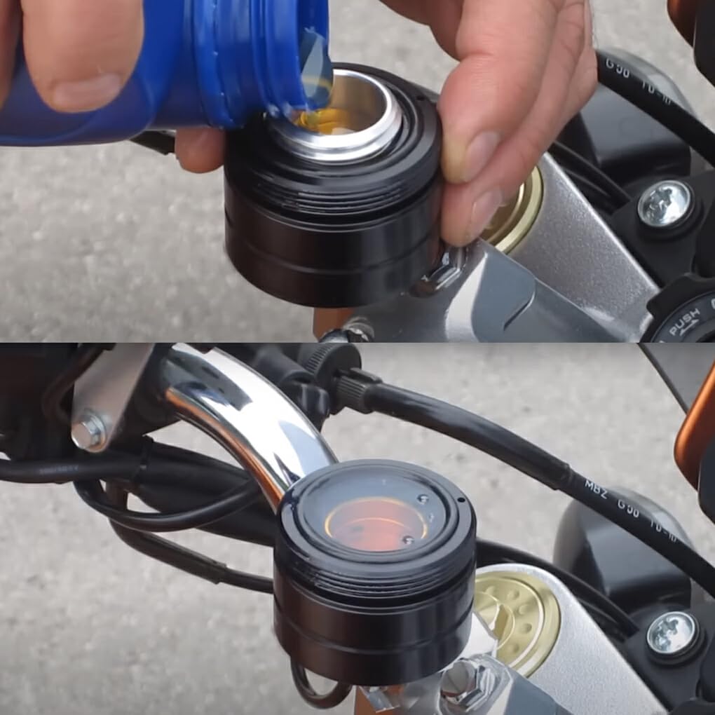 QOKLIYUI Lubrificatore per Catena per Moto Lubrificatore per oliatore Lubrificatore per Catena Lubrificatore per Catena per Moto Parte della Coppa dell'olio per Moto, Blu