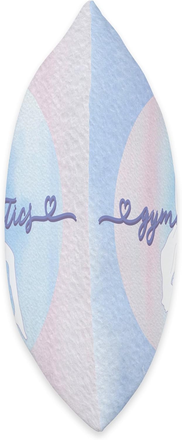 I love gymnastics pastel watercolour aesthetics Throw Pillow