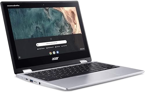 Miniatura 3 de acer Laptop Chromebook Spin 311 convertible con pantalla táctil de 11.6 pulgadas, 32 GB de almacenamiento, color plateado (CP311-3H-K23X)