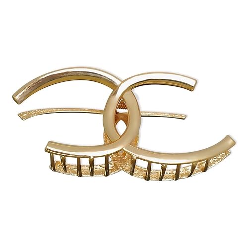 MAORULU Pinzas de metal para el cabello 1 pieza para mujeres y niñas pinzas de peinado para cabello grueso y fino agarre fuerte antideslizante pinza