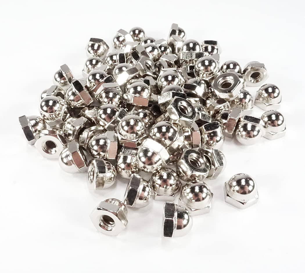 50 Tuercas De Bloqueo Hexagonales De Nylon 10-32