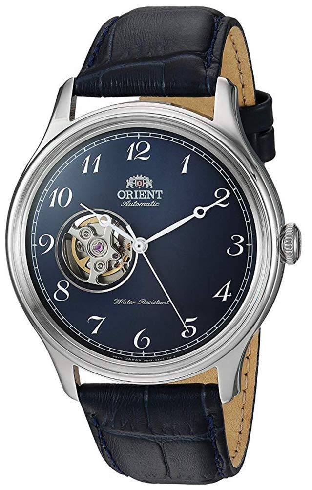 Orient Men's Envoy Version 2 Japanese Automatic/Hand Winding Movement Stainless Steel Leather Dress Watch