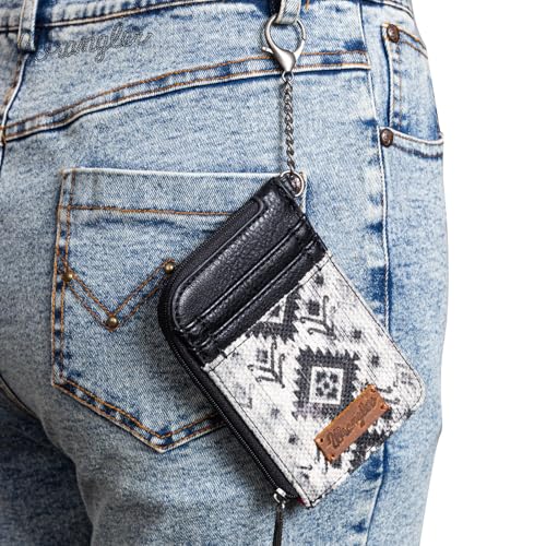 Image of Wrangler Western Card Wallet for Women Aztec Credit Card Holder for Women