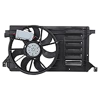 Vista 148 de Conjunto de ventilador de refrigeración de radiador TRQ Compatible con Ford Escape 2020-2022 FO3115228