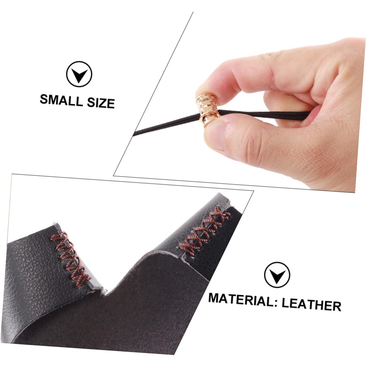 EXAOMBLE Archery Protective Glove Pu Leather Finger Gloves for Outdoor Archery Comfortable and Design for