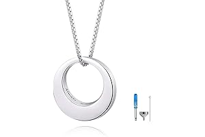 Circle of Life Sterling Silver Urn Necklace