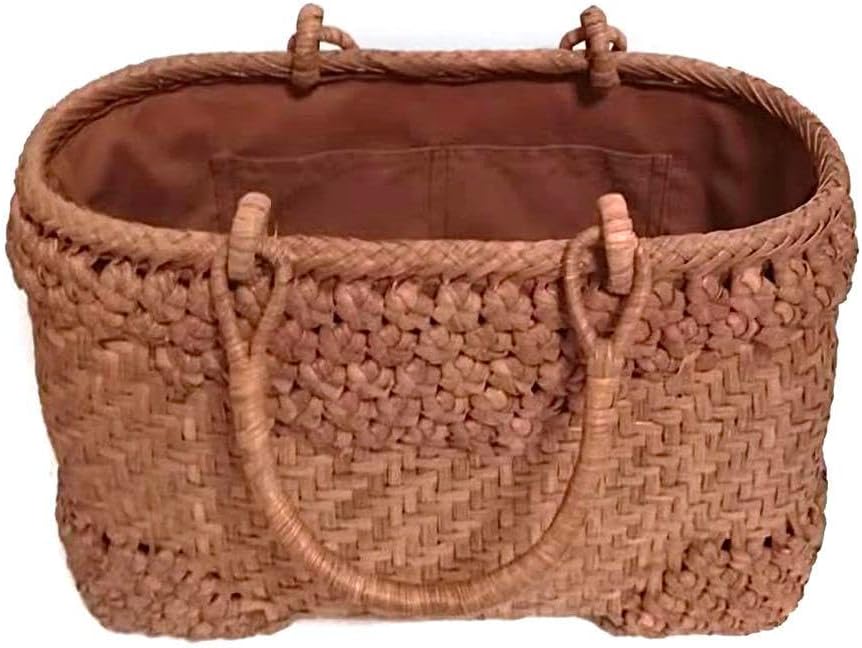 山葡萄バッグ楕円バラ 山葡萄バッグ(楕円ニ列バラ) 山葡萄バッグ