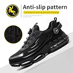Steel Toe Work Sneakers for Men Women Lightweight Comfortable Industrial & Construction Work Safety Shoes