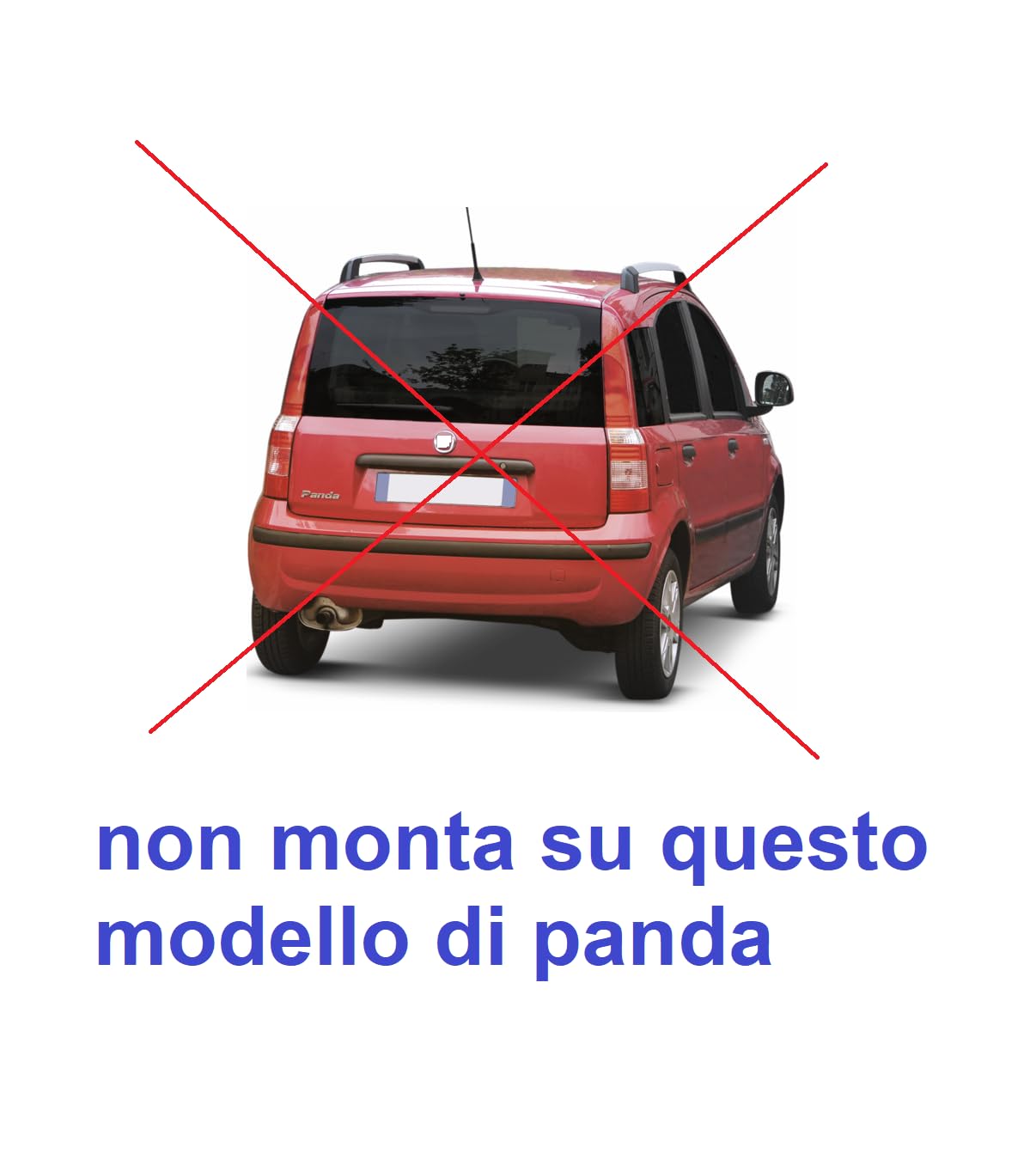 Specchio Retrovisore meccanico Nero Compatibile con Fiat Panda (319) dal 2012 in poi (guarda foto dell'auto) (Sinistro)