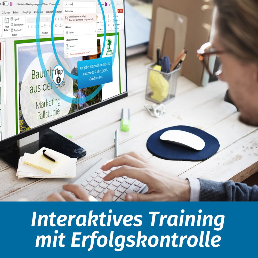PowerPoint 2021 Training Online-Kurs + DVD 1 Nutzer-Lizenz Einsteiger Auffrischer
