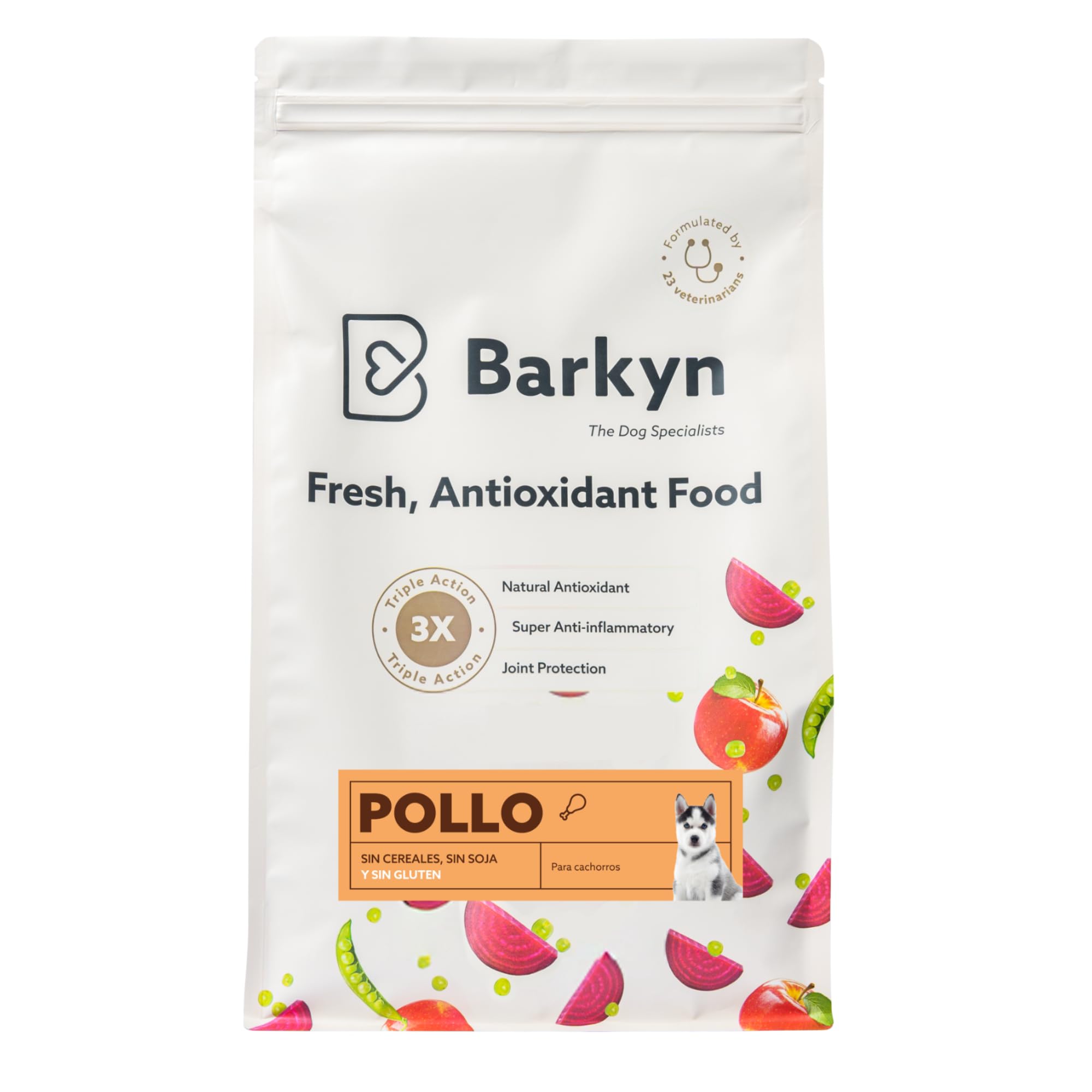 Pienso para Perros Cachorro - Pollo - con Proteína Hidrolizada, Colágeno y Omega-3 - Comida Seca de Perro - 3 kg