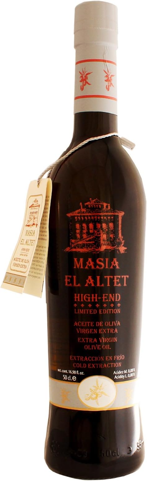 Masia el Altet High End Extra Virgin Olive Oil from Valencia, Spain, 16.9 fl oz (500ml)