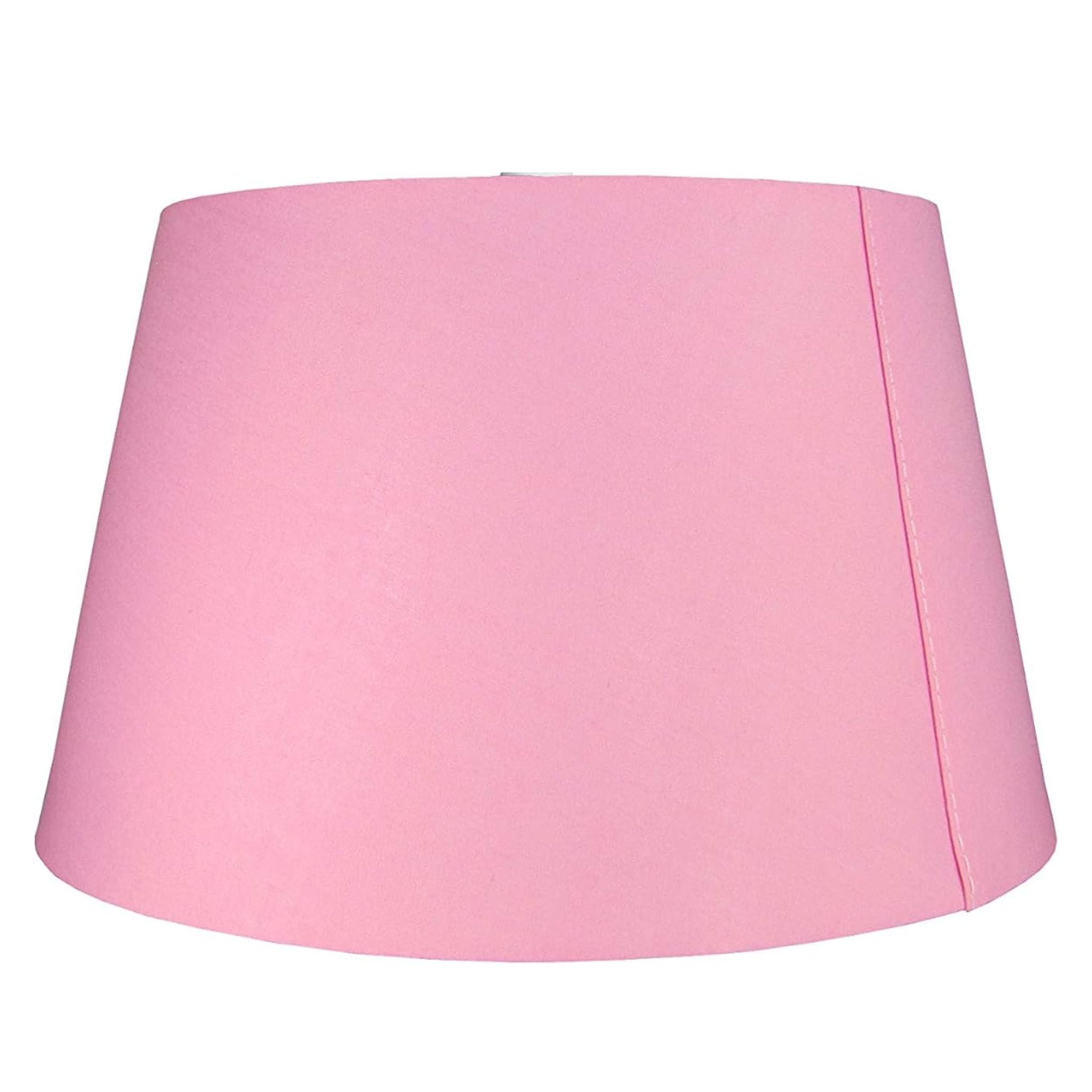 Loxton Lighting Pink Slightly Tapered Cotton Drum Shade - (12Inch 30Cm Dia) (Pink) Lampshades For Table Lamps, Lamp Shades Ceiling