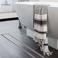 Plumbsys rozsdamentes zuhanyfolyóka 60cm, 2in1 dönthető padlólefolyó szifon szagkimaradóval - 2 in 1, 60cm 3