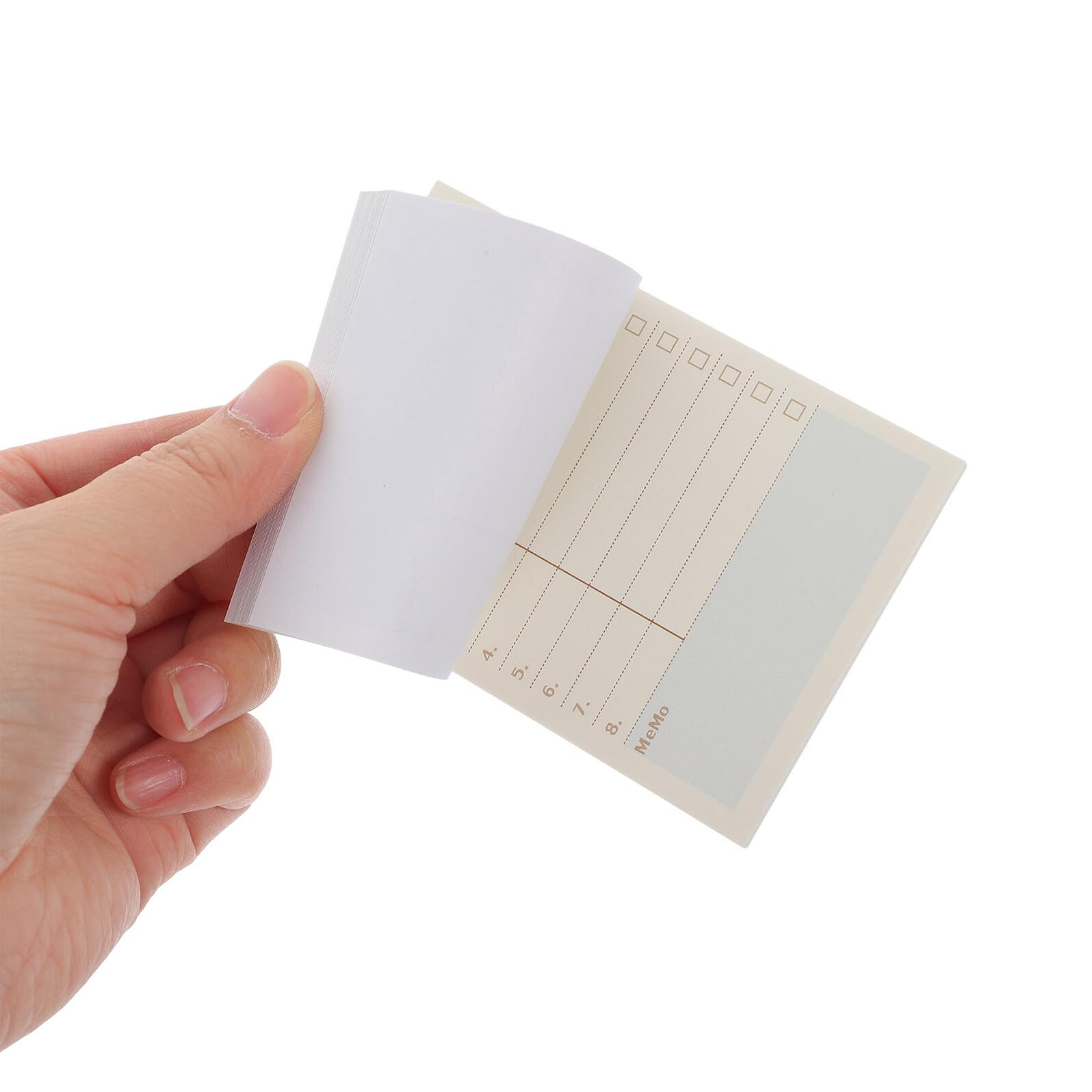 5 Pièces Bloc-notes Adhésifs Petit Format Mémo Autocollant Portable pour To-do List et Rappels Quotidiens Carnet Écriture Pratique pour Bureau et Étudiants