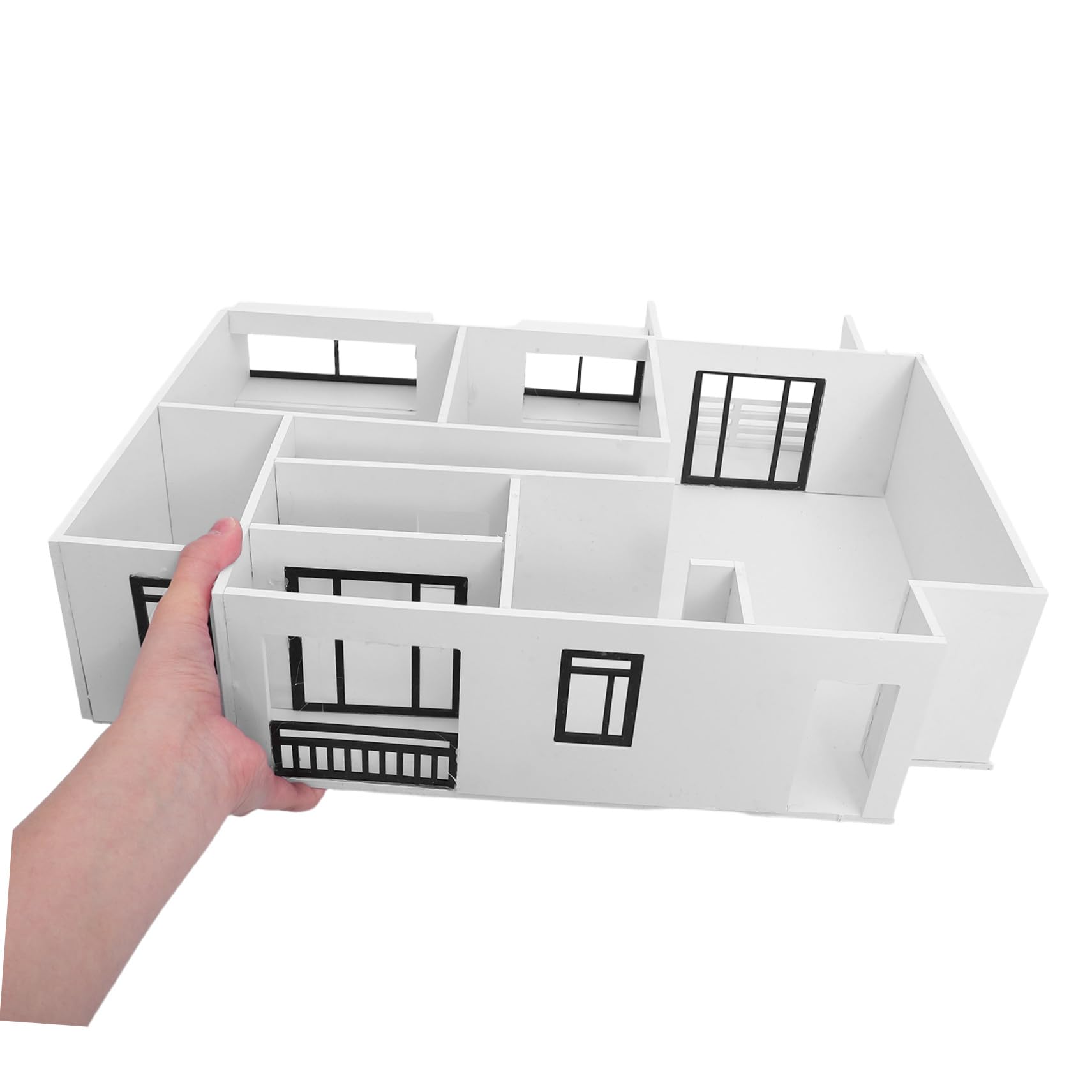 SHINEOFI 1:25 Maßstab Innenwohnungsgrundriss Satz aus Pvc und Acryl Einfacher Zusammenbau Architekturmodell für Home Design Enthusiasten und Modellbau