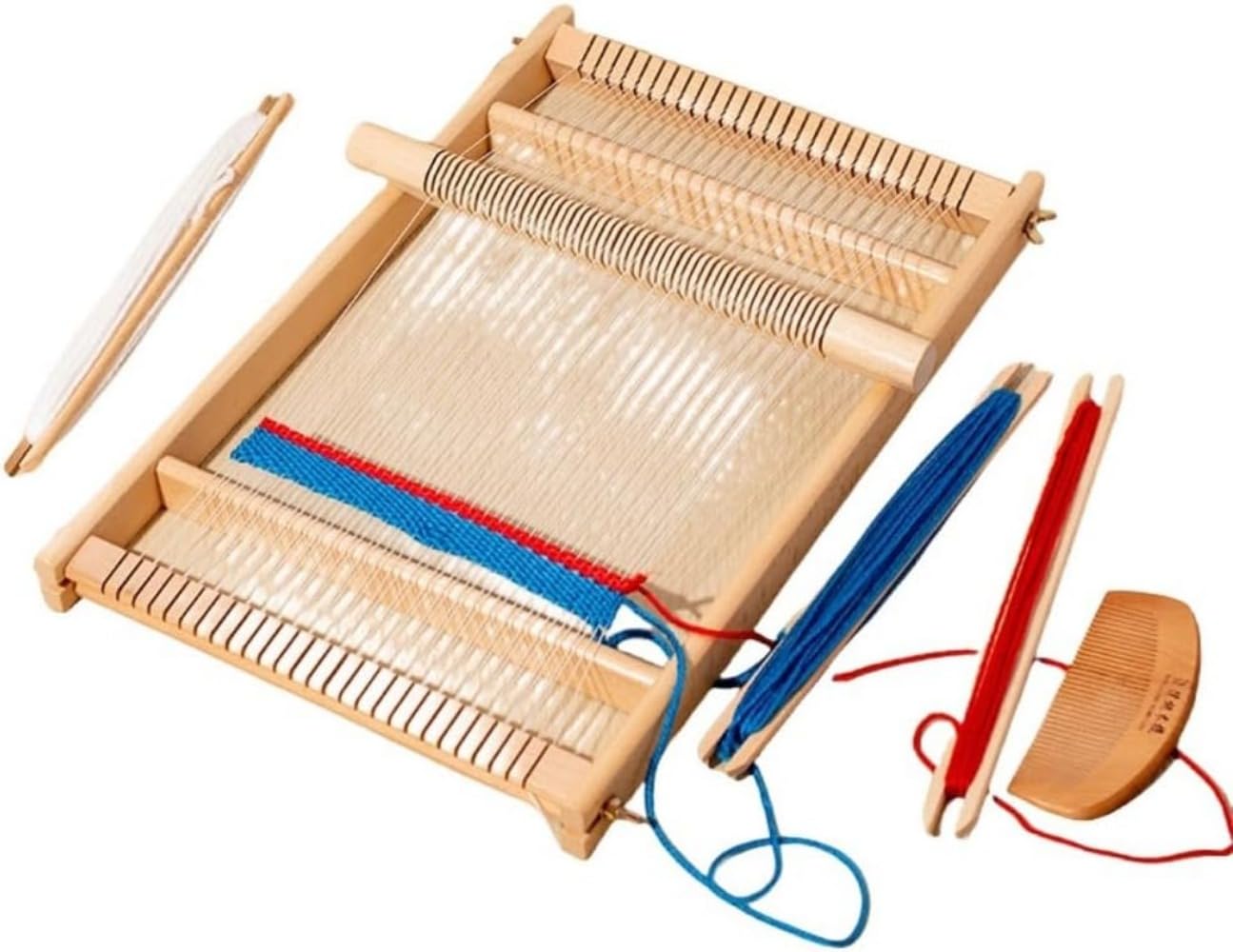 注文 C*o様 AVRIL LOOM-30 初期型卓上織り機と付属品一式・別売へドル2