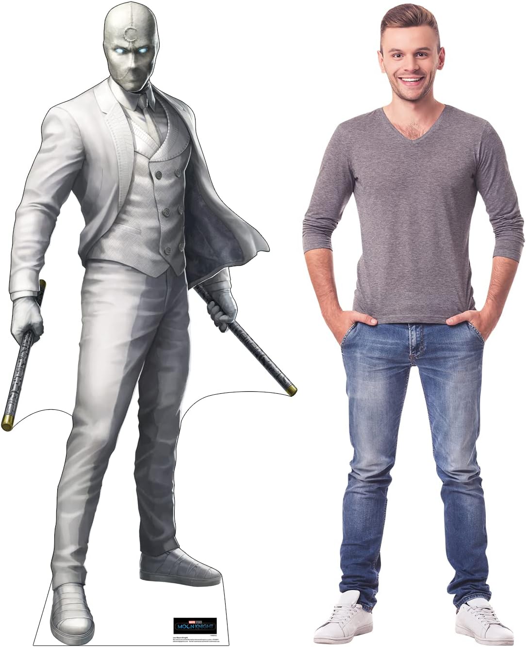 Cardboard People Moon Knight Life Size Cardboard Cutout Standup - Marvel Studios Moon Knight (TV Series)