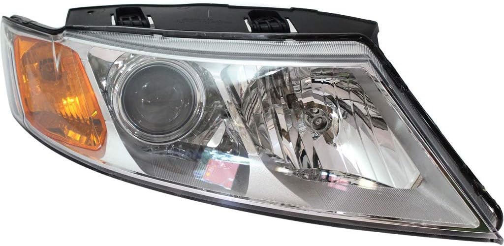 CarLights360 For Kia Optima/Magentis 2009 2010 Headlight Assembly Passenger Side | Composite | Clear Lens | Replacement For KI2503151 | 921022G530