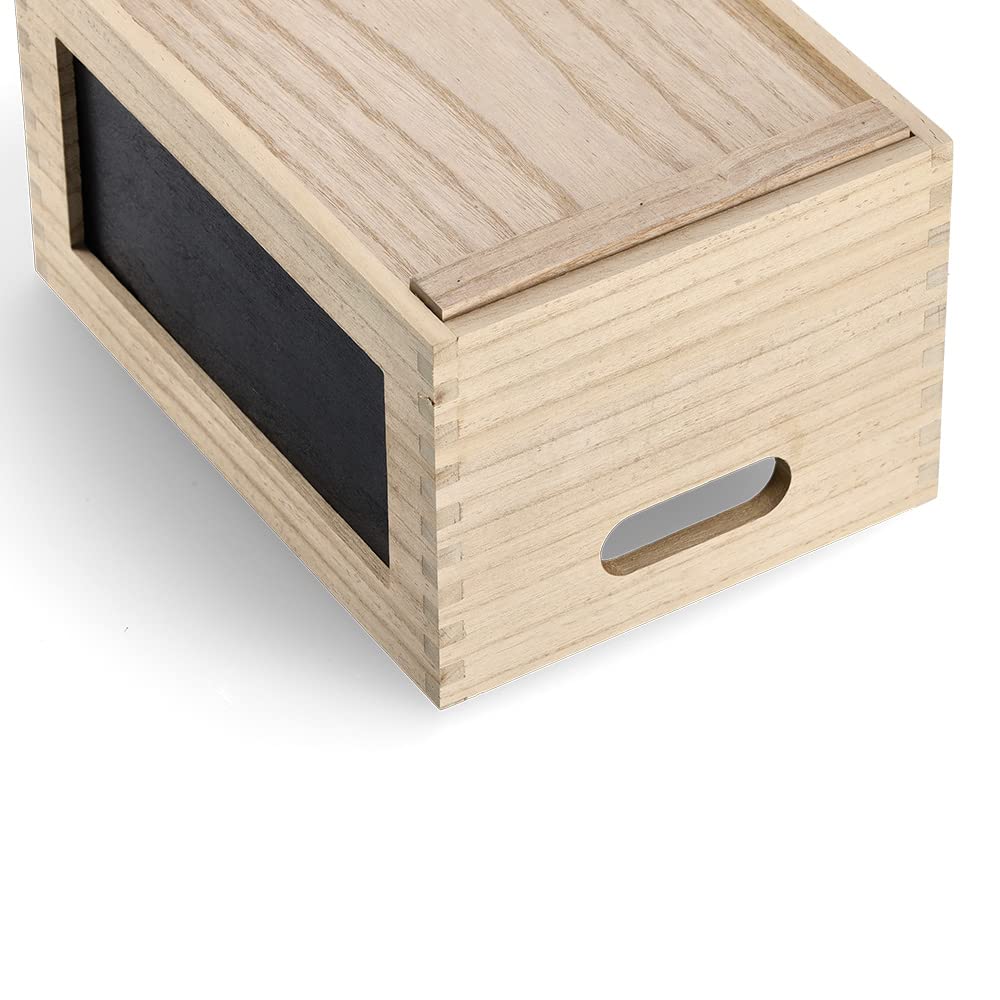 Zeller 15174 Allzweckkiste m. Tafel, Holz, ca. 28 x 20 x 15 cm