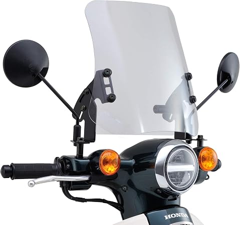 Amazon デイトナ バイク用 スクリーン スーパーカブ50 110 ウインドシールド Hcシリーズ ロング クリアー 96117 スクリーン本体 車 バイク