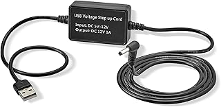 EWAY Radar Detector Cable, USB to DC 3.5 Plug (DC3.5mm x 1.35mm) Radar Detectors Power Cord 5ft Replacement for Cobra Whistler Escort Valentine One Uniden Beltronics & more 12V Radar Detector w/ DC3.5