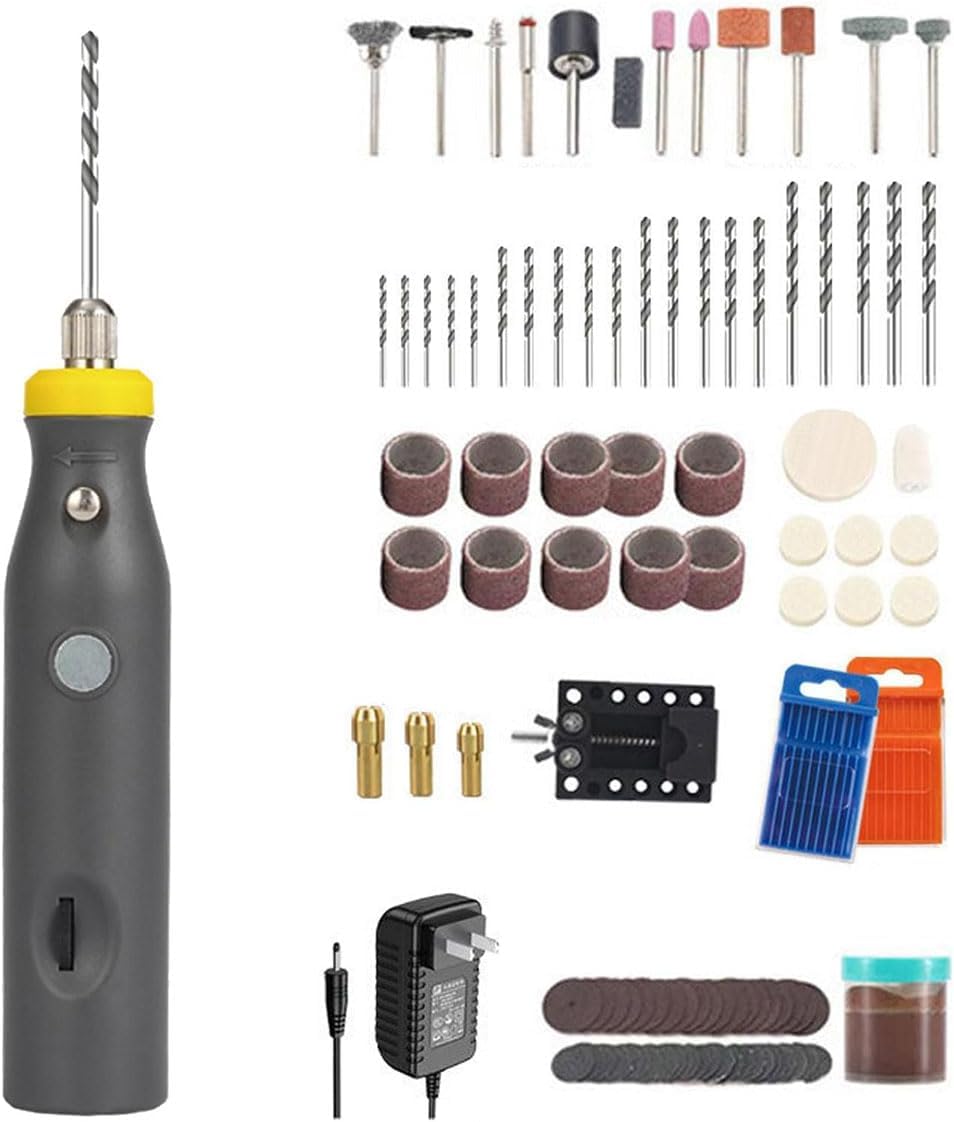 Mini kit d'outils rotatifs pour restaurer vos objets et percer avec précision vos maquettes de bois