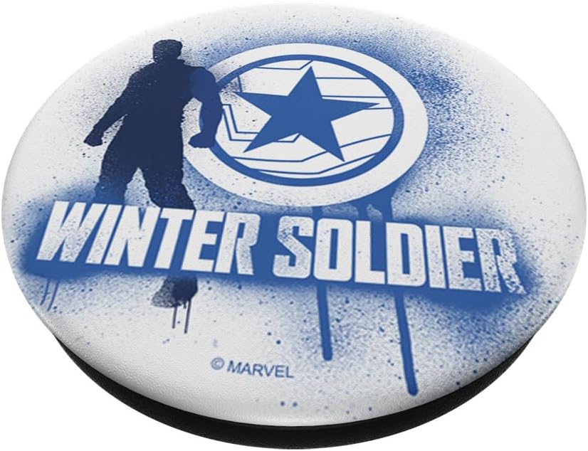 Marvel The Falcon And The Winter Soldier Bucky Paint PopSockets Adhesive PopGrip
