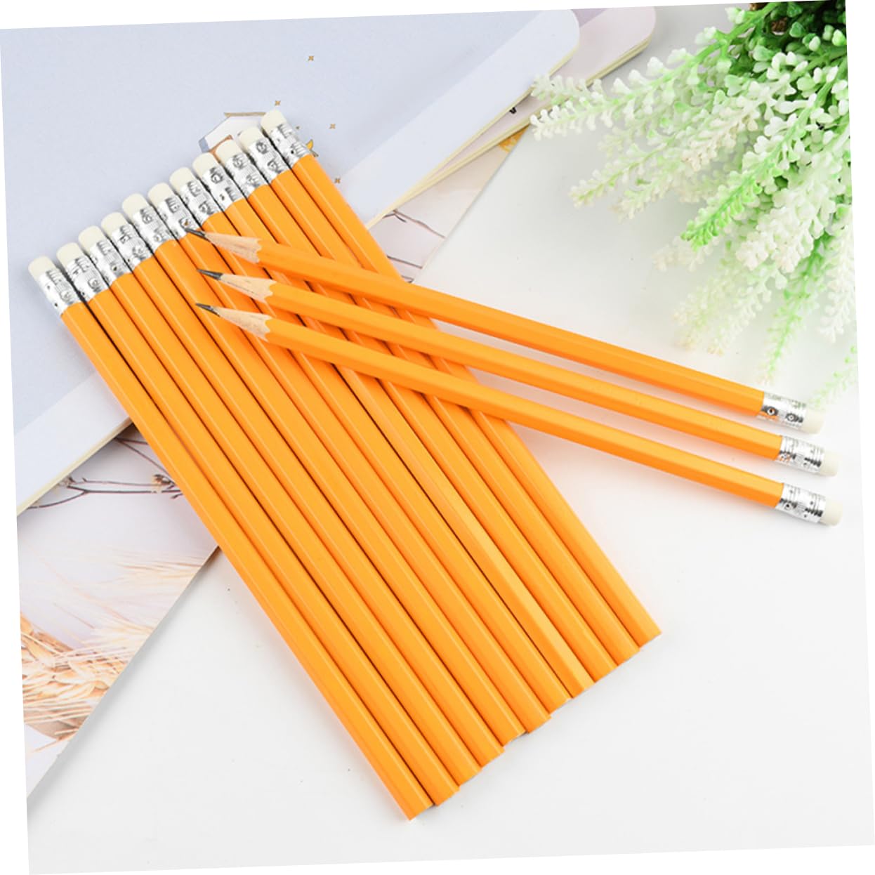 Angoily 100pezzi Matite di Legno con Punta Affidabile per Scrivere e Disegnare Adatte per Prendere Appunti e Uso in Ufficio Struttura Robusta