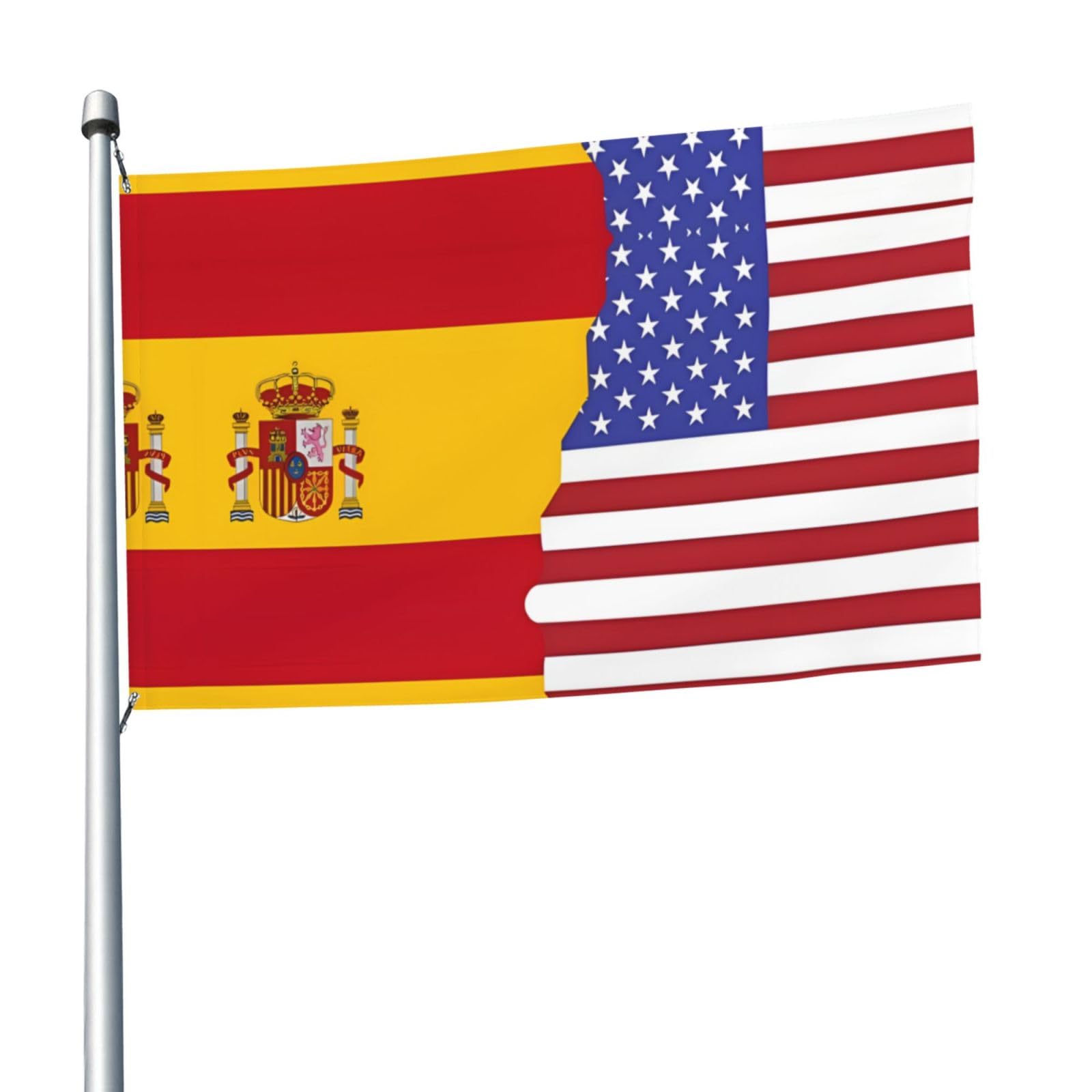 Drapeau Coupe du Monde 2026 Espagne USA anti-UV extérieur décoratif