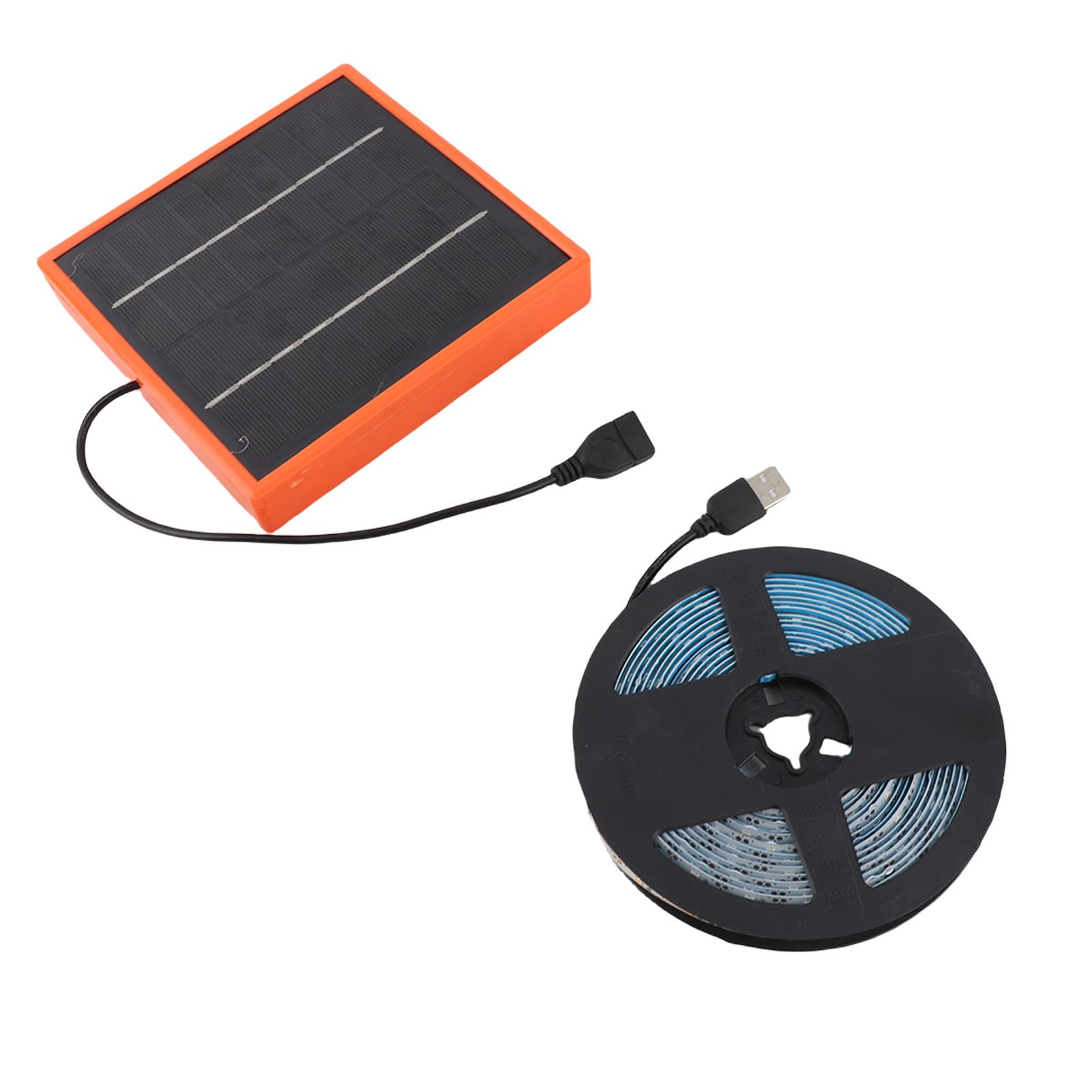Lampe de Croissance pour Plantes Solaires, Lumière du à Spectre Complet, Lampe de Croissance à énergie Solaire 5 M LED pour Plantes, Lampe de Croissance de 5 M avec Panneau