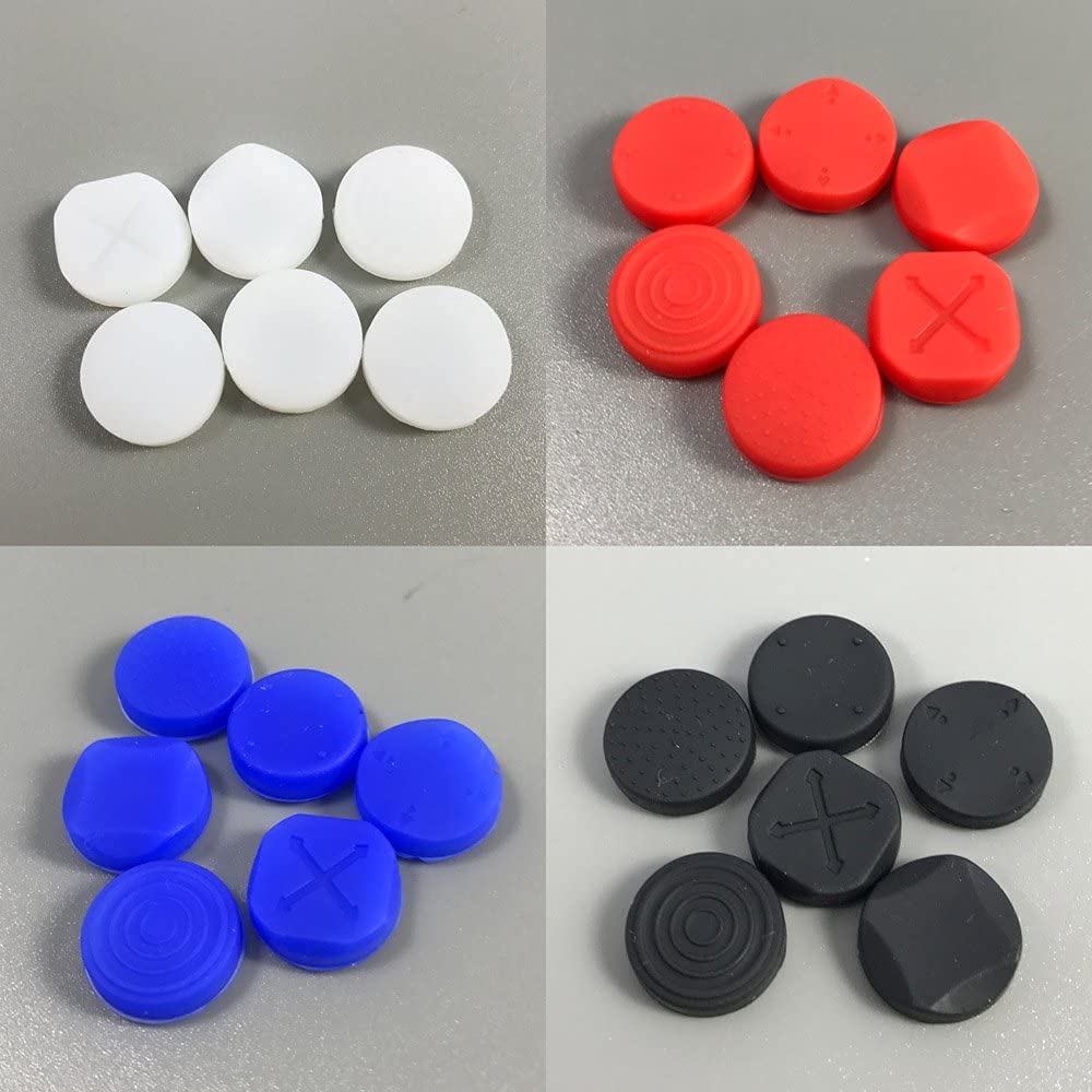 6x Analog Điều Khiển Ng&oacute;n Tay C&aacute;i D&iacute;nh Tự D&ugrave;ng Mũ D&agrave;nh Cho PS Ta PSV 100 Joyst