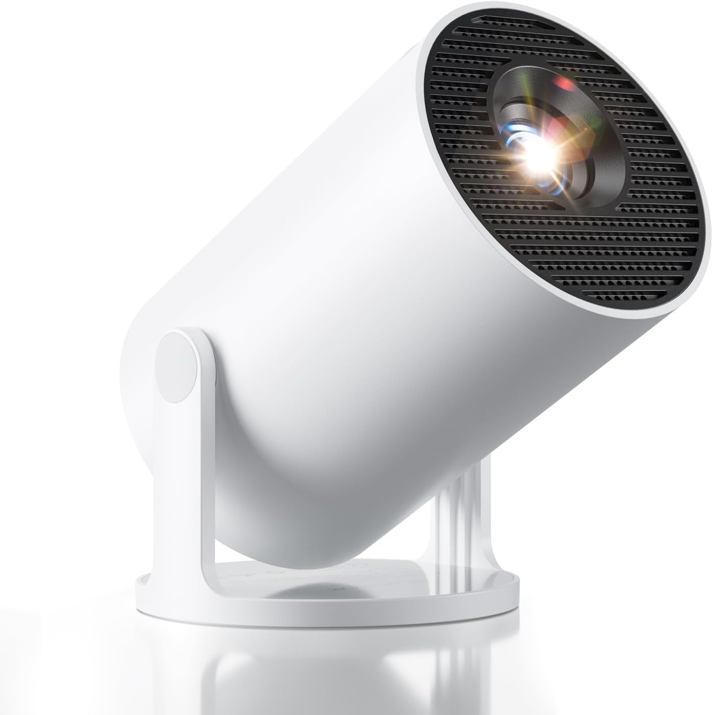 CLOKOWE Mini Projector with Apps, 1080P WiFi Auto Keystone, 180° Rotation